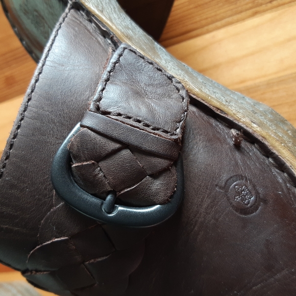 Born Clogs Boho Brown Buckle Size 9m - Picture 10 of 11